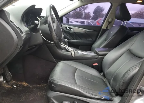 2014 Infiniti Q50 Base z USA, uszkodzony, nr VIN JN1BV7AP8EM686953